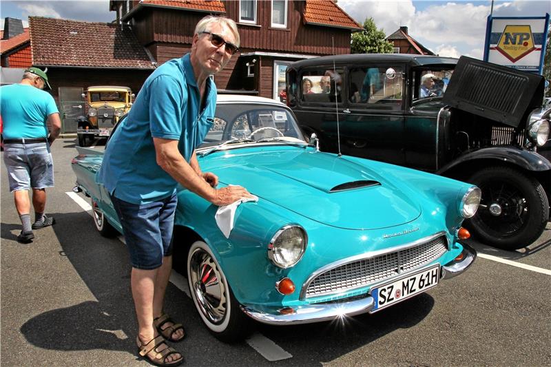 Martin Zimmermann aus Salzgitter präsentierte seinen DKW von 1961.