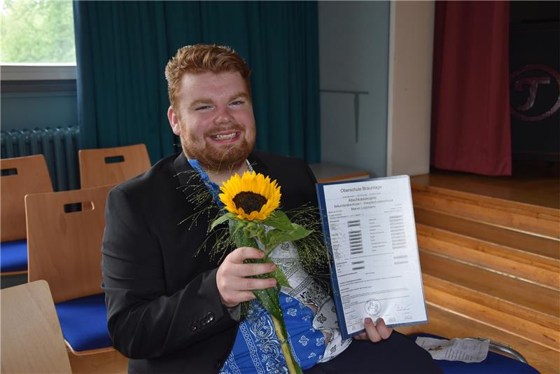 Oberschule Braunlage verabschiedet 18 Absolventen Marvin Lotzmann. Foto: Breutel