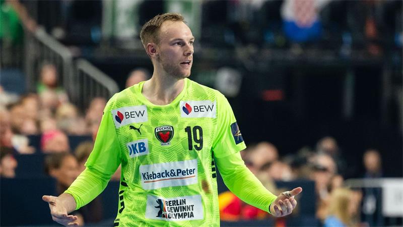 Deutsches Trio startet Jagd nach Europas Handball-Krone Mathias Gidsel will mit den Füchsen Berlin endlich zum ersten Mal die Trophäe gewinnen. (Archivbild)