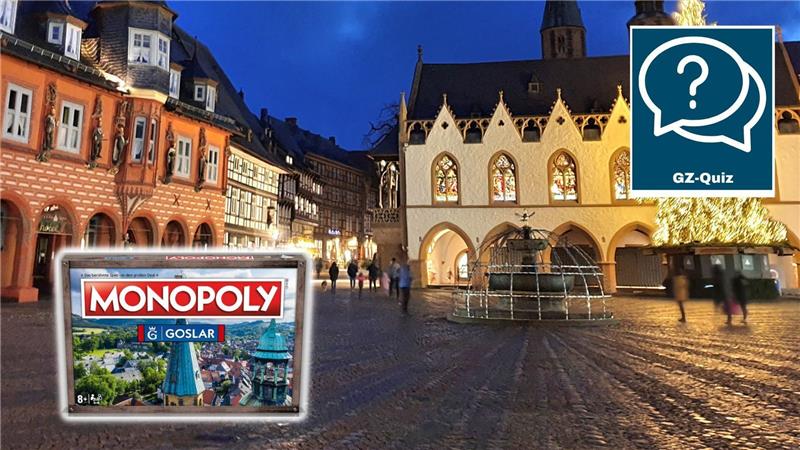 GZ-Quiz: Gewinnen Sie die neue Goslar-Edition von Monopoly Matthias Hunneshagen aus Goslar hat das Monopoly-Spiel gewonnen. Foto: GZ-Grafik