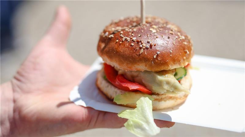 „Maultaschen-Fäschdival“ in Metzingen Maultaschen gibt’s auch als Burger.