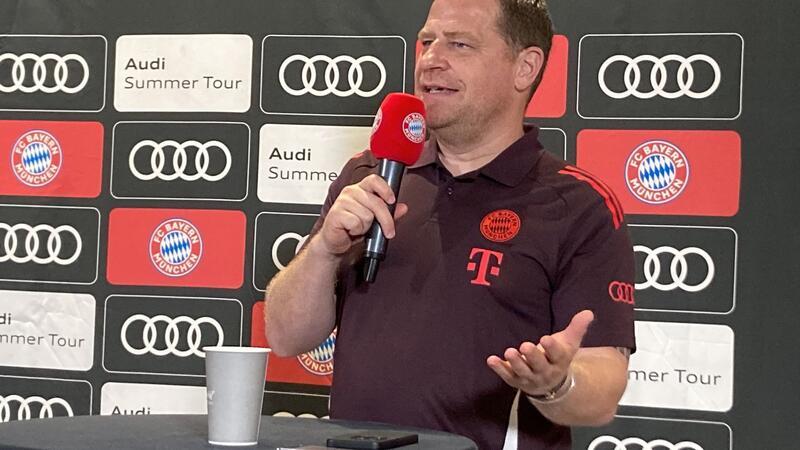 Max Eberl war sehr angetan von dem, was er beim Bayern-Sieg gegen Tottenham in Seoul sah.