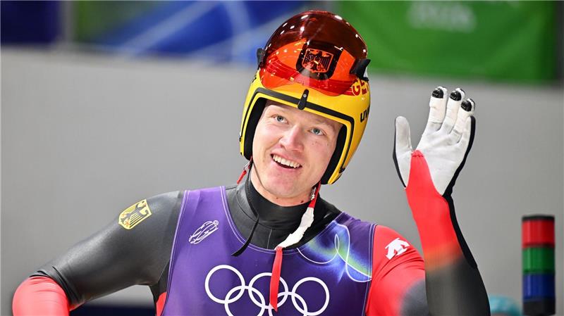 Max Langenhan fährt in den ersten drei Läufen dreimal Bahnrekord. 