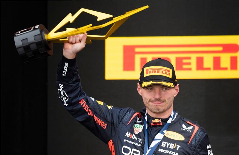 Verstappen unersättlich: 200 Red-Bull-Siege das nächste Ziel Max Verstappen feiert seinen Sieg beim Großen Preis von Kanada.