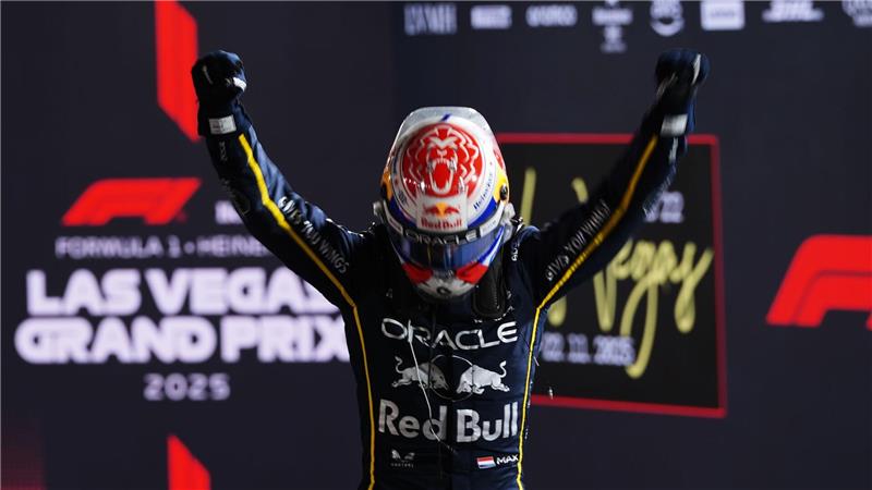 Max Verstappen siegt in Las Vegas – der Weltmeister jubelt erneut