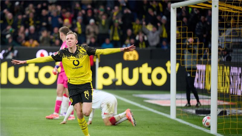 Maximilian Beier erzielte das scheinbar beruhigende 2:0.