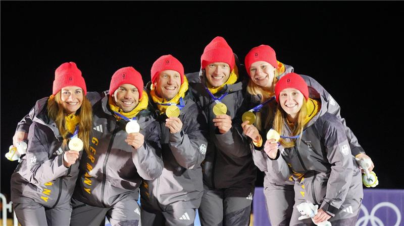 „Das schmerzt“: Die Bilanz des deutschen Olympia-Teams Medaillenbank Eiskanal: Die Rodlerinnen und Rodler lieferten mit Skeleton- und Bobteams die meisten Medaillen. (Archivbild)