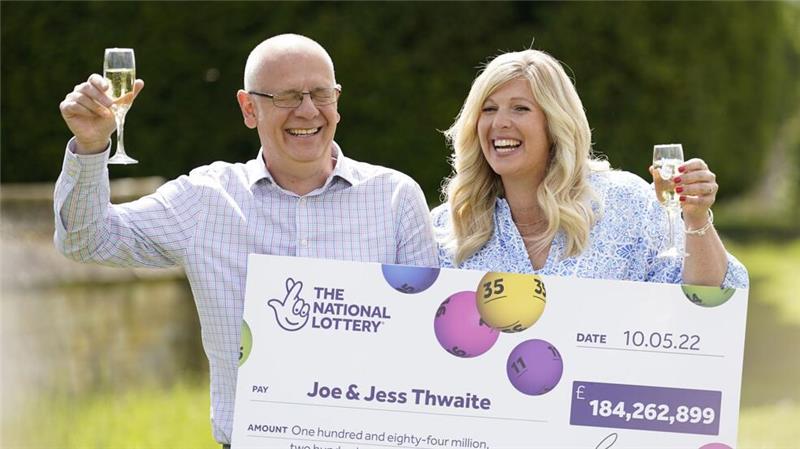 Mehr als 184 Millionen Pfund für ein Paar aus Gloucester bedeuteten im Mai 2022 den damals höchsten Jackpot der britischen Geschichte. (Archivbild)