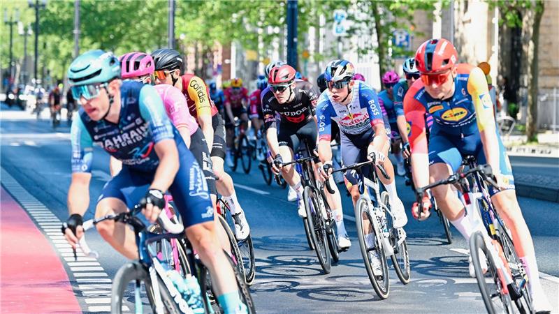Mehr als 200 Kilometer mussten die Radprofis bewältigen.