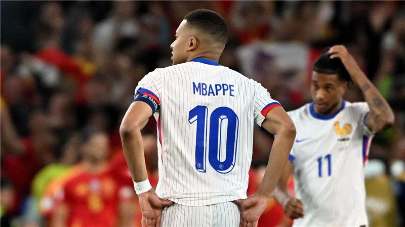 „Unfassbar schön“: Spaniens wildes 5:4 über Frankreich Mehr als einer der beiden Ehrentreffer war Kylian Mbappé nicht vergönnt.