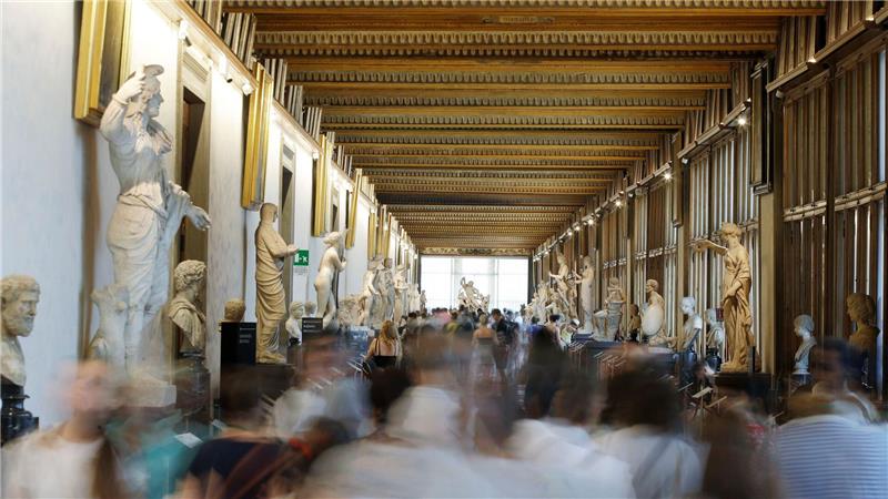 Alarm in Uffizien-Galerie nach Hackerangriff Mehr als fünf Millionen Besucher kommen jedes Jahr in die Uffizien.