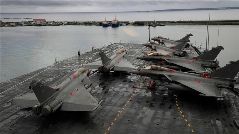 Mehrmals im Jahr wird mit französischen Kampfjets Abschreckung geübt. (Archivbild)