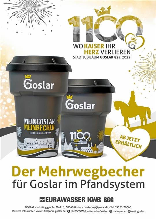 Mein Goslar, mein Becher und wo Kaiser ihren Kaffee trinken: Die GMG schmeißt die PR-Maschine an.  Foto: GMG