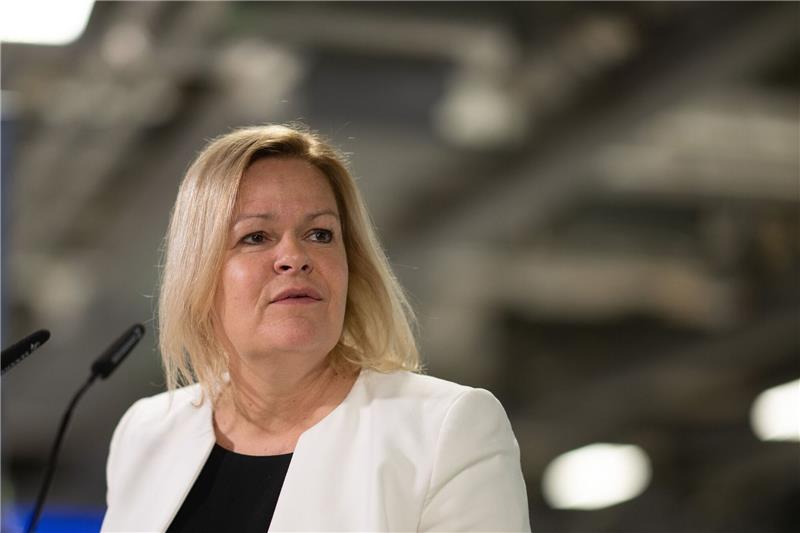 Faeser bleibt als hessische SPD-Spitzenkandidatin Ministerin «Mein Herz ist in Hessen»: Bundesinnenministerin Nancy Faeser.