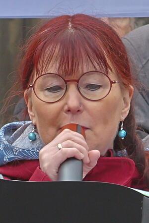 Goslars scharfer Protest gegen Aufrüstung und Angstmache Melanie Klawitter