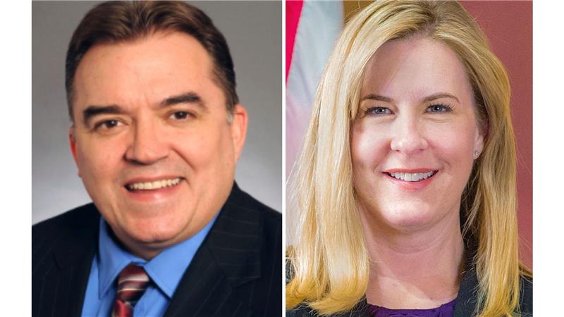 Tödliche Schüsse in den USA: Täter bisher nicht gefasst Melissa Hortman wurde getötet. Ihr Parteikollege John Hoffman wurde schwer verletzt.