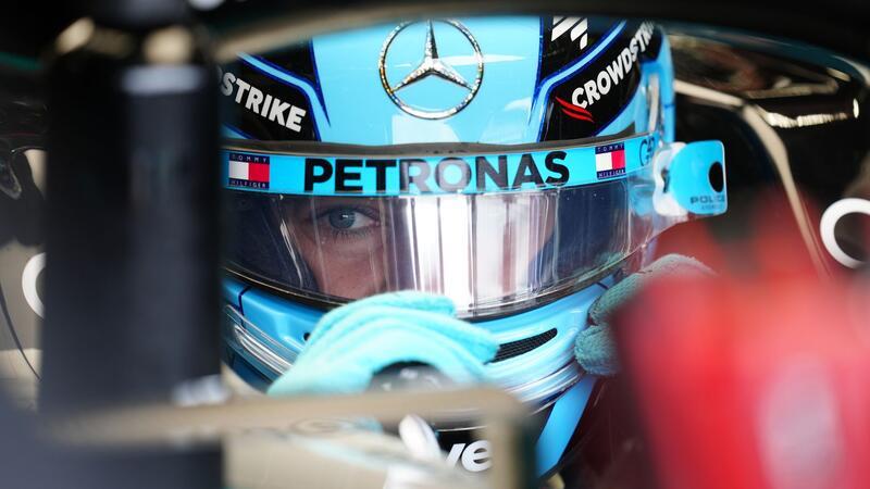 Briten-Trio vornweg beim Heimrennen in Silverstone Mercedes-Pilot George Russell hat sich in Silverstone die Pole gesichert.