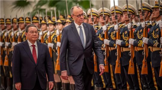 Merz appelliert in Peking an die gemeinsame Verantwortung Europas und Chinas.