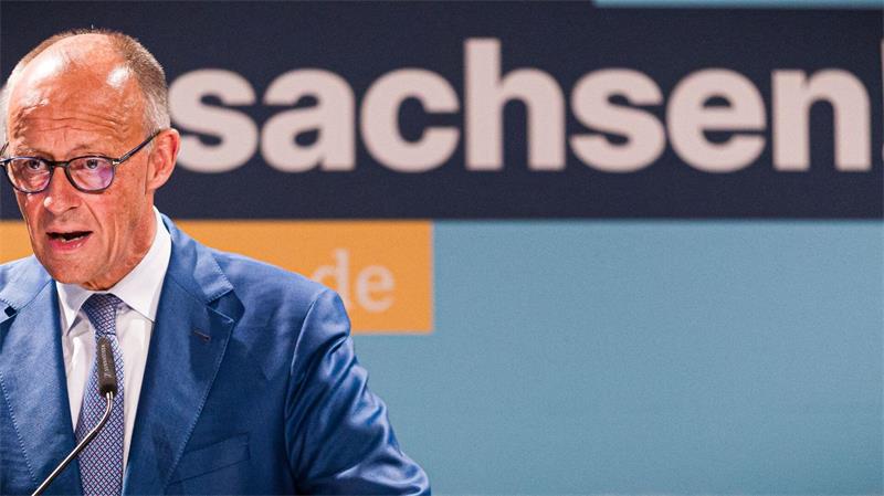Merz ist wieder im Wahlkampf unterwegs - diesmal in Niedersachsen.