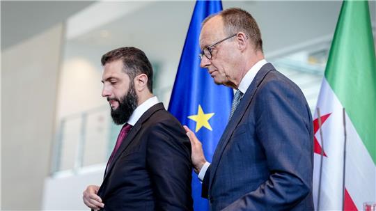 Merz nennt eine Zielmarke für die Rückkehr syrischer Flüchtlinge – und bezeichnet sie als Wunsch des syrischen Präsidenten.