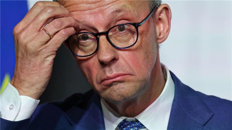 Merz stellt einen Bundeswehreinsatz zur Friedenssicherung in Aussicht.