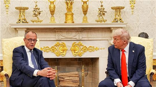 Merz trifft Trump bald wieder in Washington. (Archivbild)