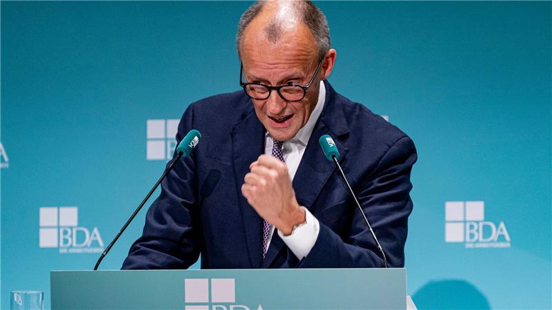 Merz zeigt sich kämpferisch.