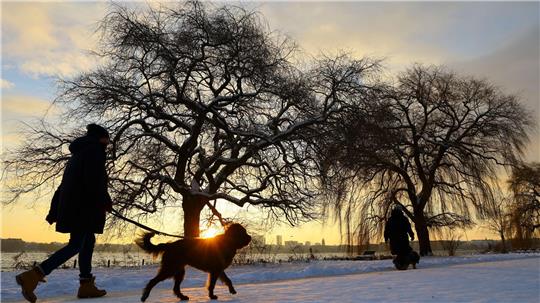 Meteorologen erwarten am Freitag bis zu 15 Zentimeter Neuschnee und kräftigen Wind in Norddeutschland. 