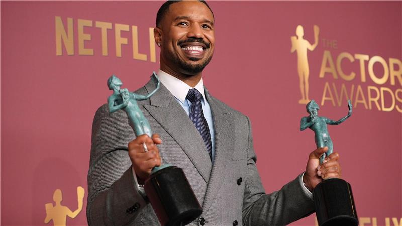 Michael B. Jordan ist mit seiner Doppelrolle in „Sinners“ im Oscar-Rennen. (Archivbild) 