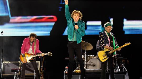 Mick Jagger und Co. ließen es nicht nur auf der Bühne krachen, sondern auch auf der Straße. (Archivbild)