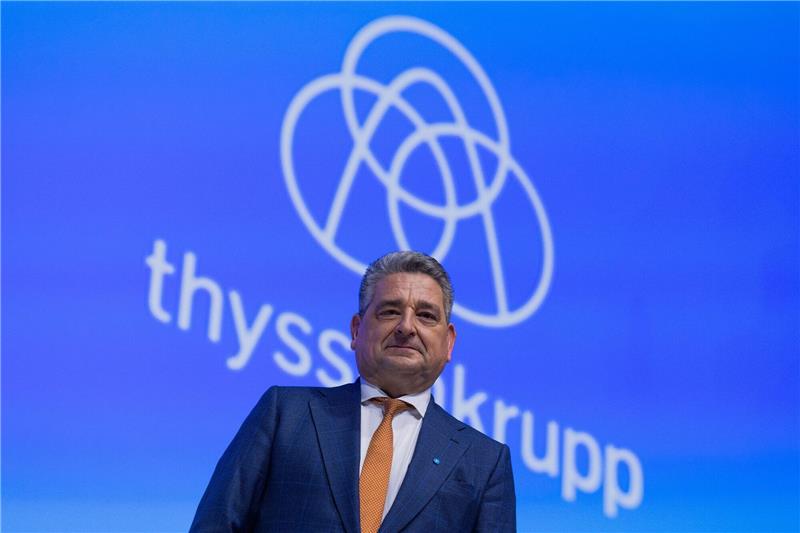 Thyssenkrupp rutscht in die roten Zahlen Miguel Ángel López Borrego ist Vorstandsvorsitzender von Thyssenkrupp.