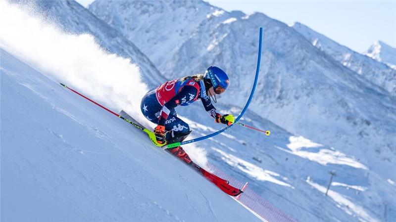 Shiffrin und die 100er-Schallmauer: „Größte aller Zeiten“ Mikaela Shiffrin ist seit Jahren in der Ski-Welt eine Klasse für sich.