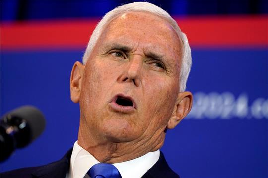 Mike Pence, republikanischer Präsidentschaftskandidat und ehemaliger Vizepräsident der USA.