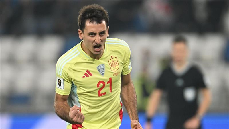 Mikel Oyarzabal führte Spanien mit einem Doppelpack zum Sieg.