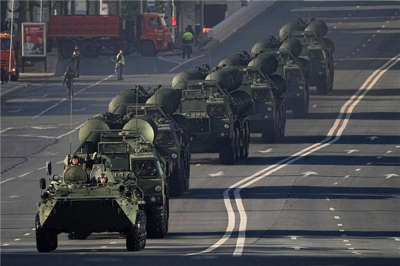 Militärparade zum Tag des Sieges in Moskau.