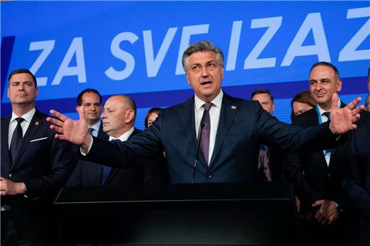 Ministerpräsident Andrej Plenkovic ist zur Fortsetzung der Regierung auf einen Koalitionspartner angewiesen.