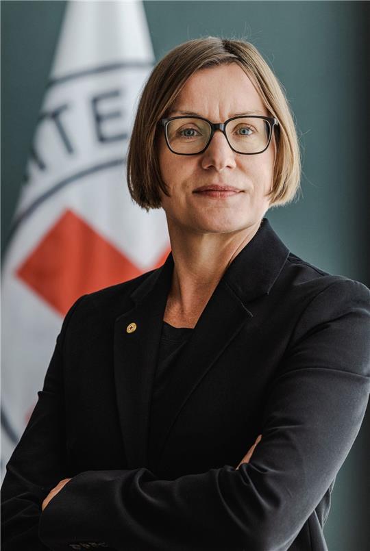 Mirjana Spoljaric Egger ist die erste Frau an der Spitze des 160 Jahre alten Internationalen Komitees vom Roten Kreuz (IKRK).