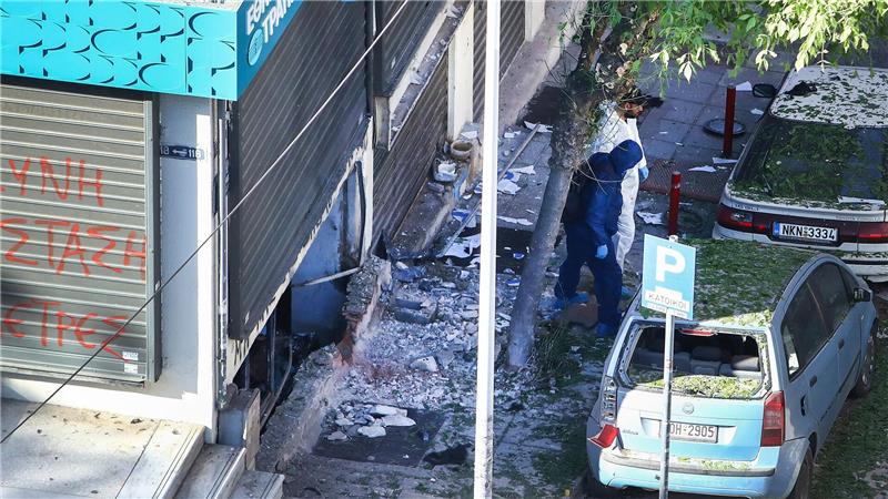 Missglückter mutmaßlicher Geldraub - Bombenexplosion in Thessaloniki