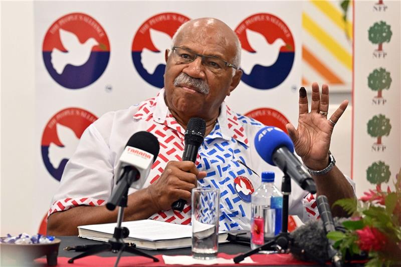 Fidschi: Ex-Putschistenführer als neuer Premier vereidigt Mit 74 Jahren noch einmal an die Macht: Sitiveni Rabuka.