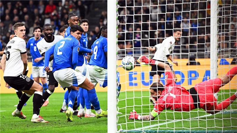 Goretzkas Comeback-Märchen: Nicht mehr einsam am Wasser Mit dem Kopf zur Stelle: Leon Goretzka erzielt das deutsche Siegtor.