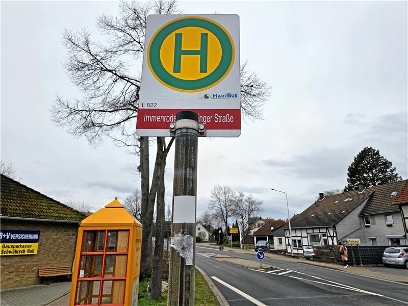 Stehen gelassen: Schüler beschwert sich bei Harz-Bus Mit dem Schulbus aus Immenrode nach Goslar? Laut Niklas Lewandowski werden an der Haltestelle regelmäßig Schüler stehen gelassen. Foto: Sowa