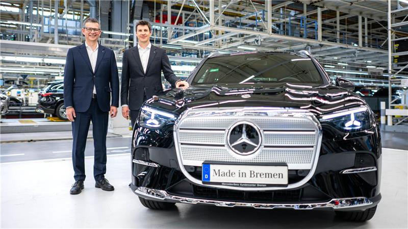 Produktion des vollelektrischen GLC im Bremer Mercedes-Werk Mit dem vollelektrischen GLC beginnt ein neues Kapitel am Standort.
