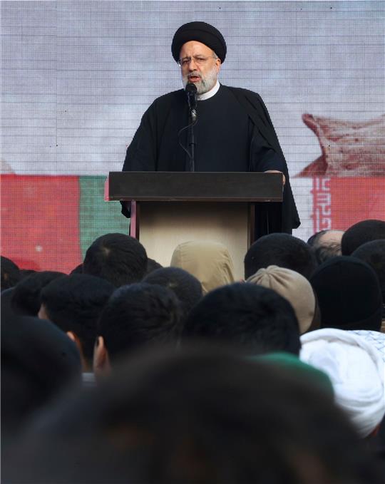 «Mit den Uneinsichtigen haben wir keine Gnade»: Ebrahim Raisi.