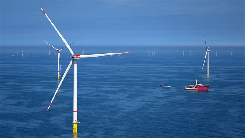 Mit der Pipeline soll mit Windenergie auf See produzierter Wasserstoff bis ans Festland transportiert werden. (Archivbild)