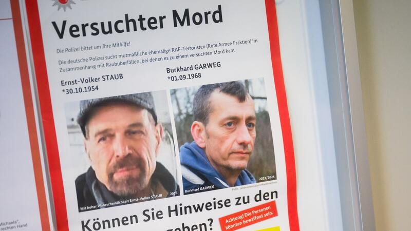 LKA will neue Aufnahmen von RAF-Terrorist Garweg zeigen Mit der Veröffentlichung bislang unbekannter Aufnahmen will das Landeskriminalamt Niedersachsen in der kommenden Woche die Fahndung nach dem früheren RAF-Terroristen Burkhard Garweg erneuern. (Archivbild)