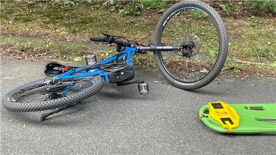 Mit diesem Fahrrad stürzte der Jugendliche auf der Skateranlage in Astfeld.