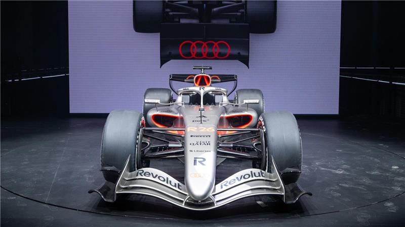 Mit diesem Rennwagen will Audi in der Formel 1 erfolgreich sein.