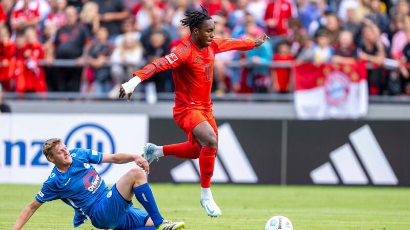 14:1 - Kompany sieht reichlich Tore beim Bayern-Debüt Mit drei Toren: Mathys Tel.