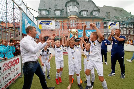 Mit einem 3:2-Sieg gegen Wales sichert sich Ghana den Titel bei der GZ-Mini-WM 2022. Foto: Epping