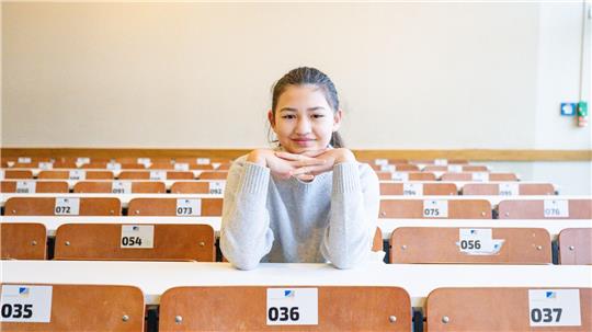 Mit gerade mal elf Jahren hatte Lina Heider im Sommer ihr Abi-Zeugnis in der Tasche. 